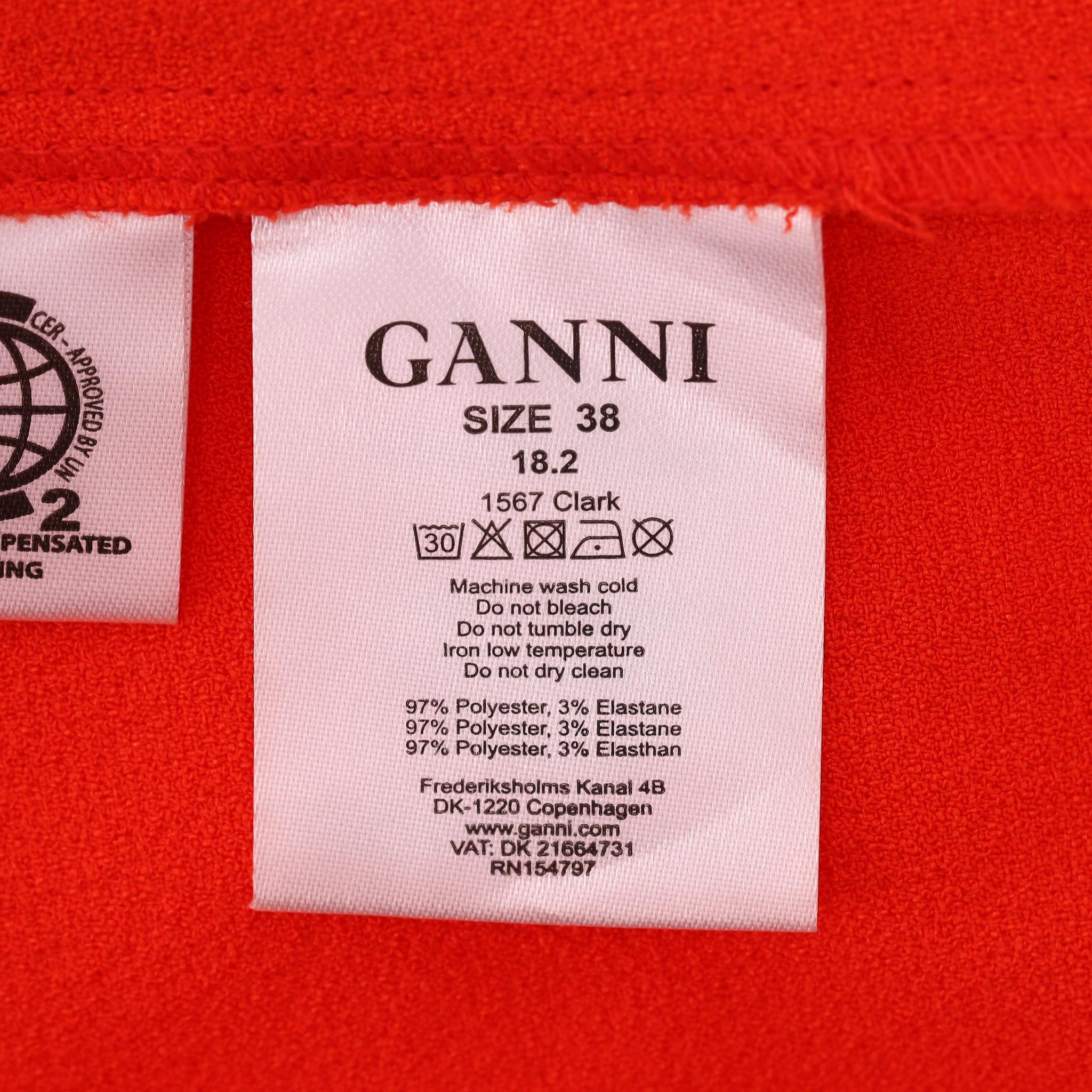 Ganni Top mit gerafften Details im Angebot 1
