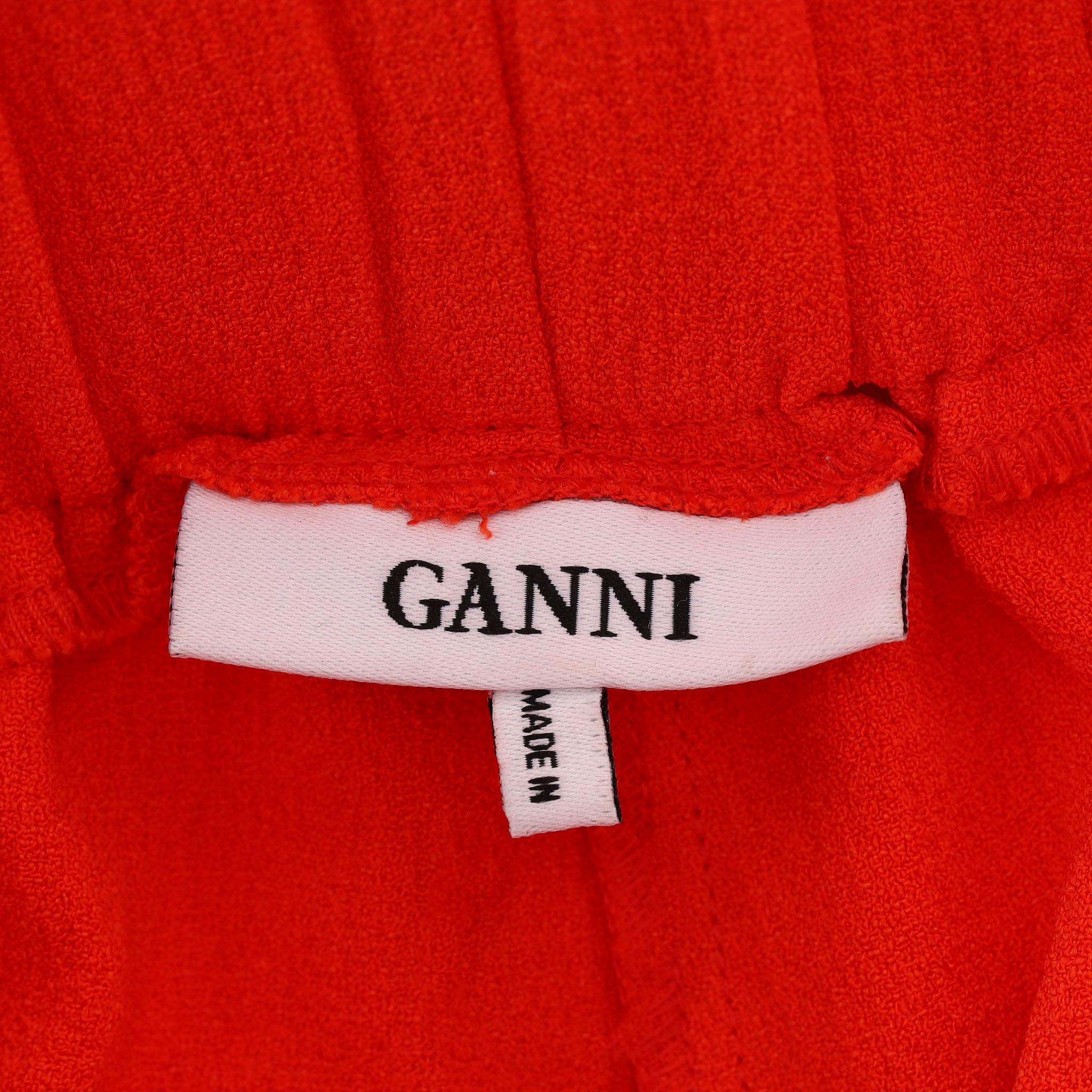 Ganni Shorts mit Rüschenbesatz Damen im Angebot