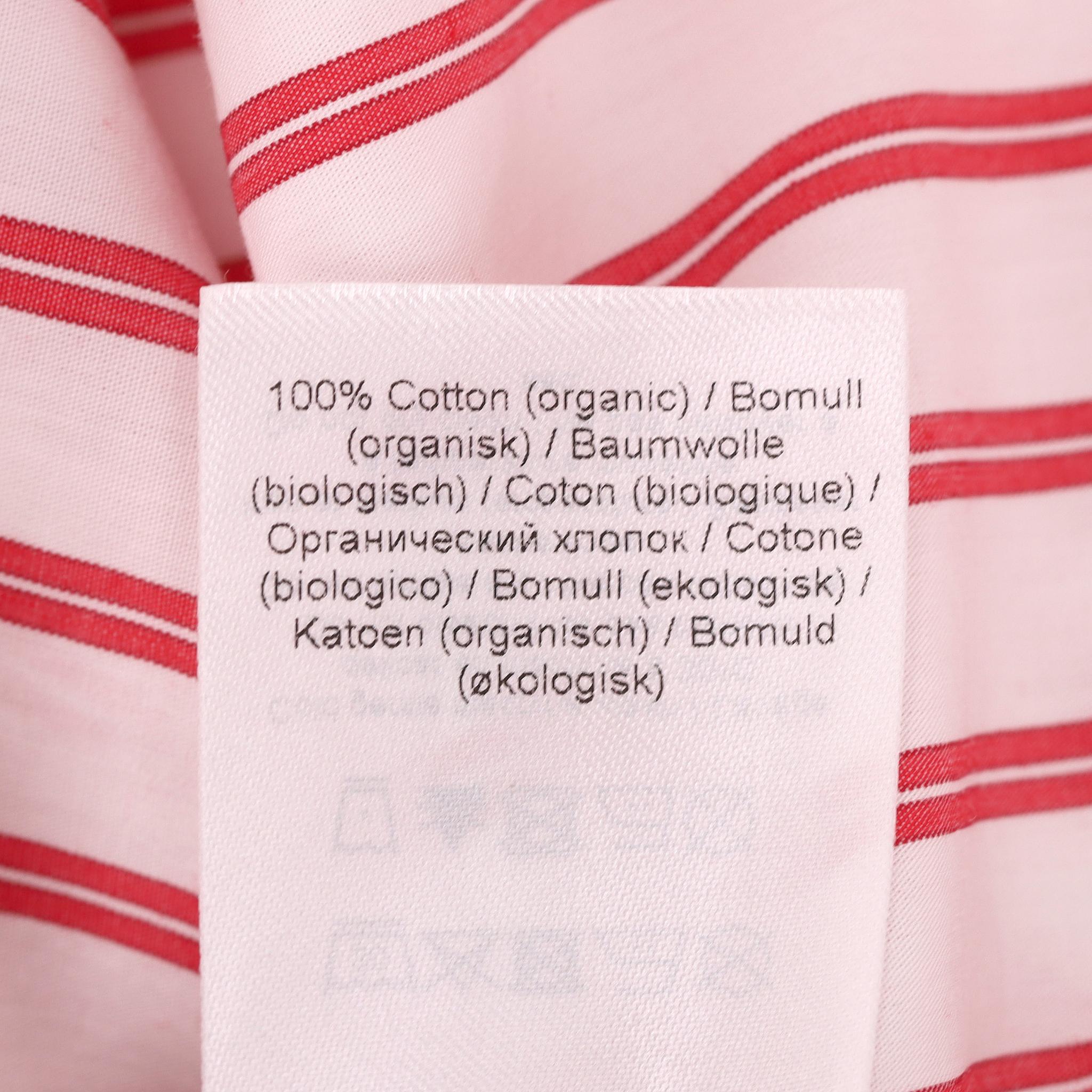 Ganni - Robe chemise en coton rayé en vente 2