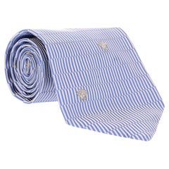 Ganni Versace Medusa Print Silk Tie