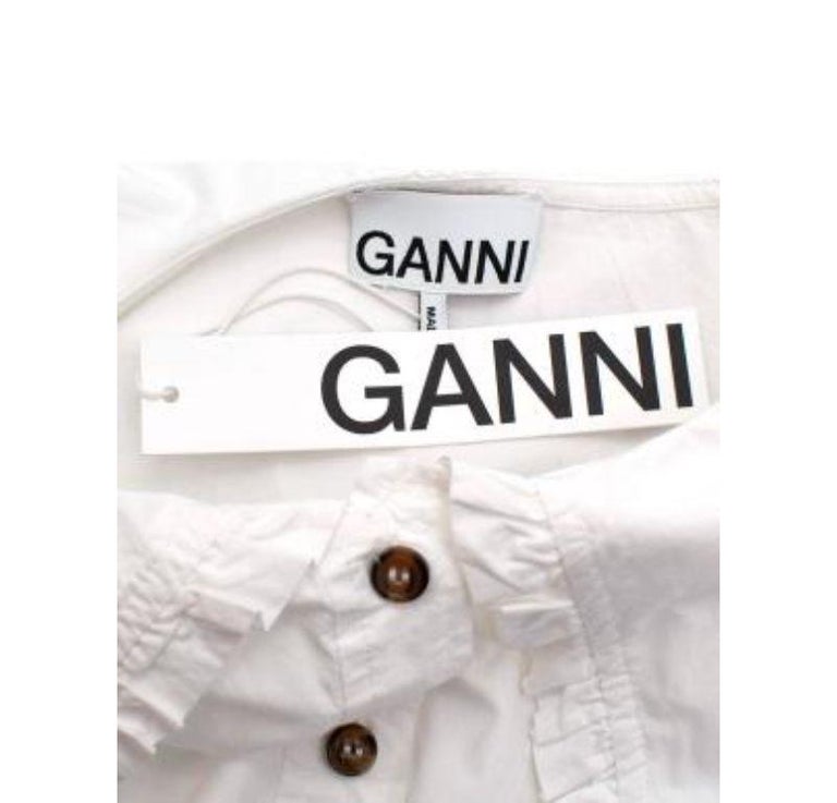 Ganni White Shirts & Blouses