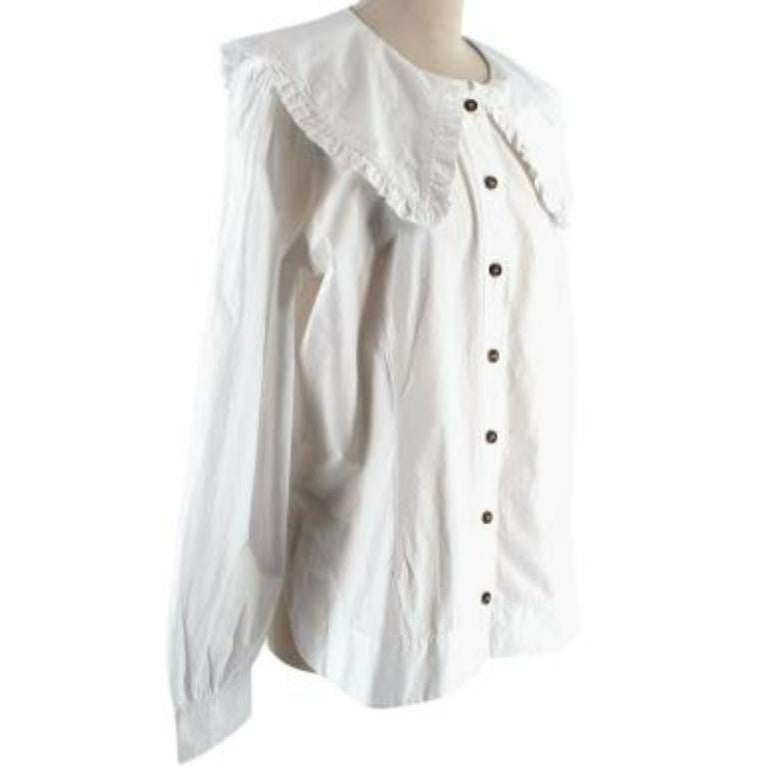 Ganni Women's Shirt in Maglia White