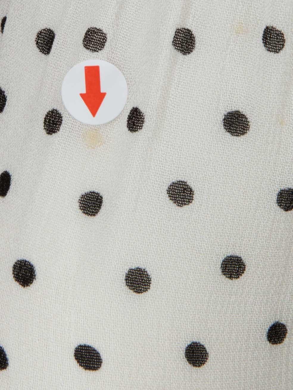 Ganni White Polka Dot Maxi Dress Size M 2