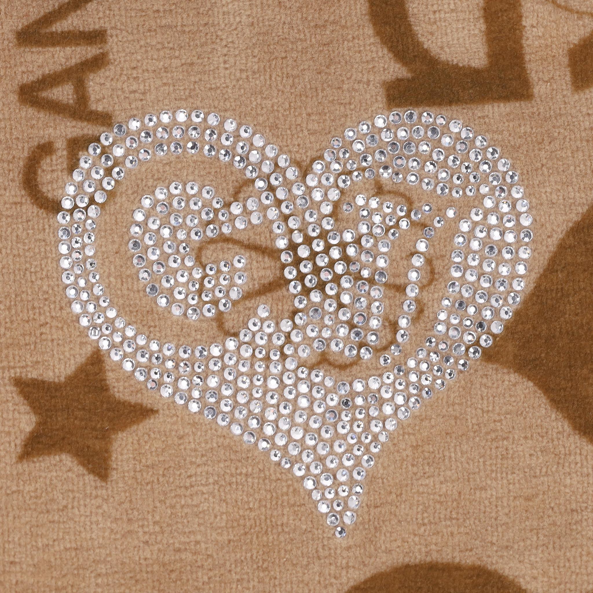 Ganni x Juicy Couture Y2K Velour Logo & Crystal Two-Piece Tracksuit Set For Sale 2