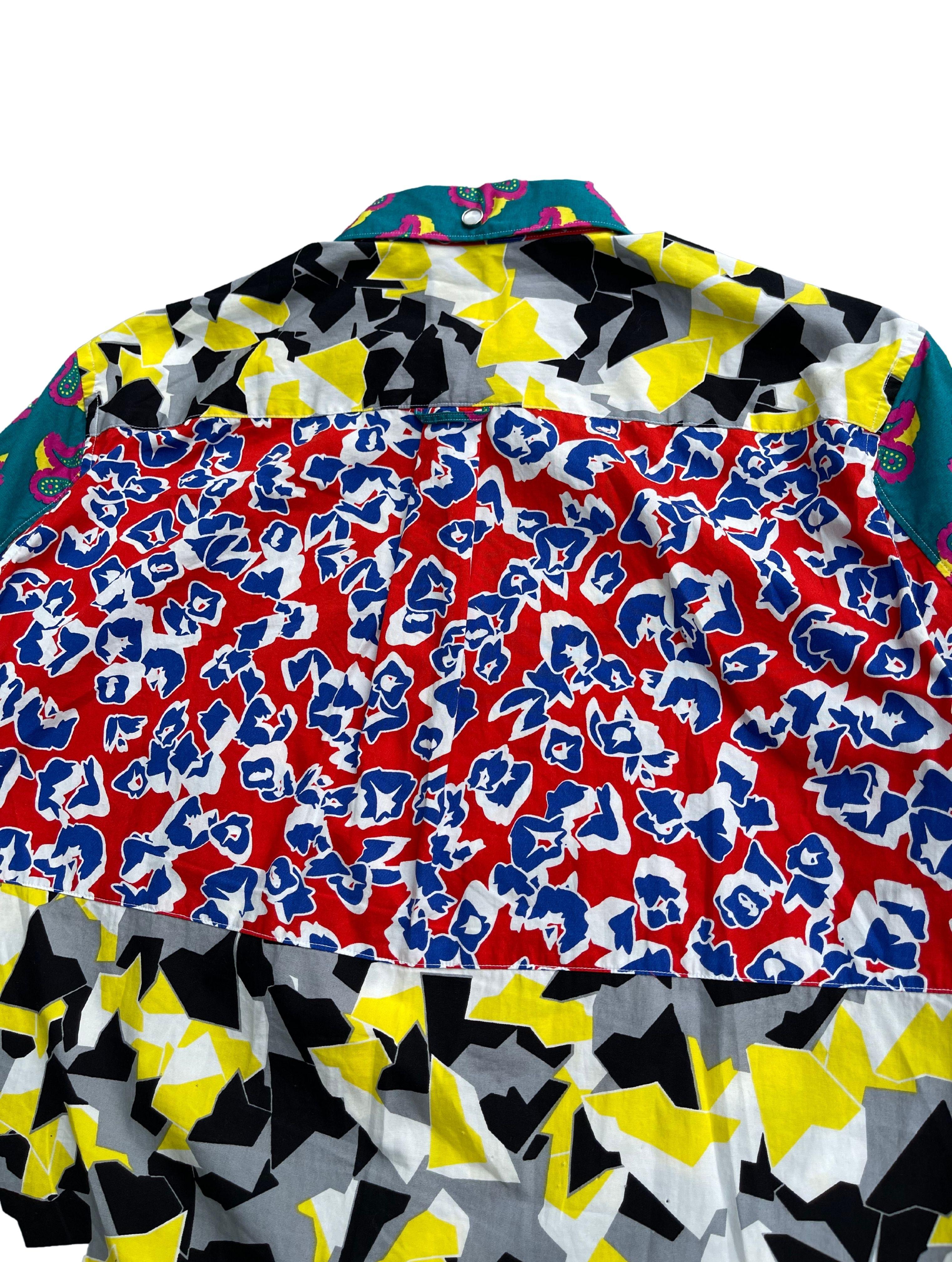 Women's or Men's Ganryu Pattern Clashing Uneven Shirt, Spring Summer 2012 For Sale