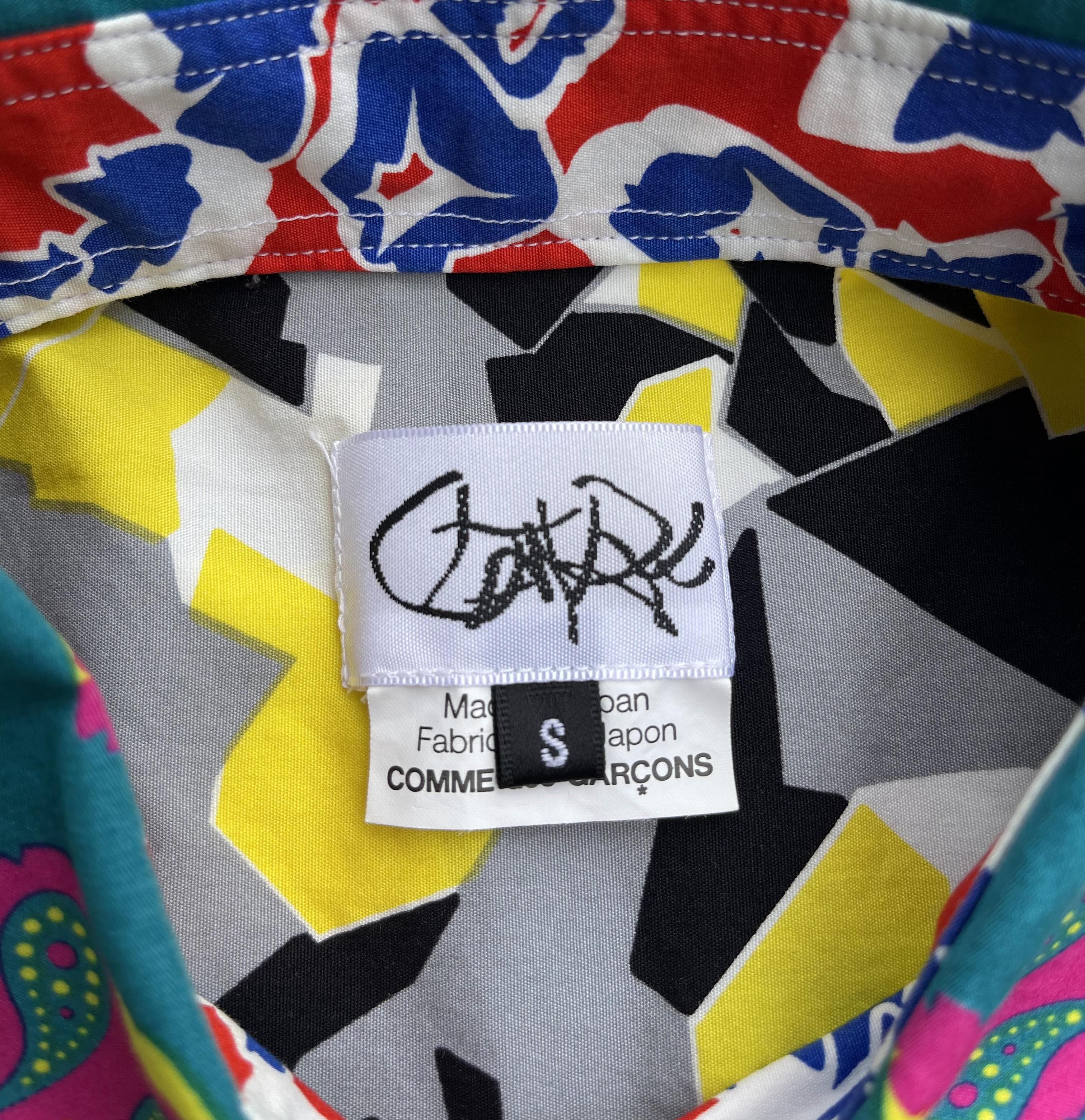 Ganryu Pattern Clashing Uneven Shirt, Spring Summer 2012 For Sale 1