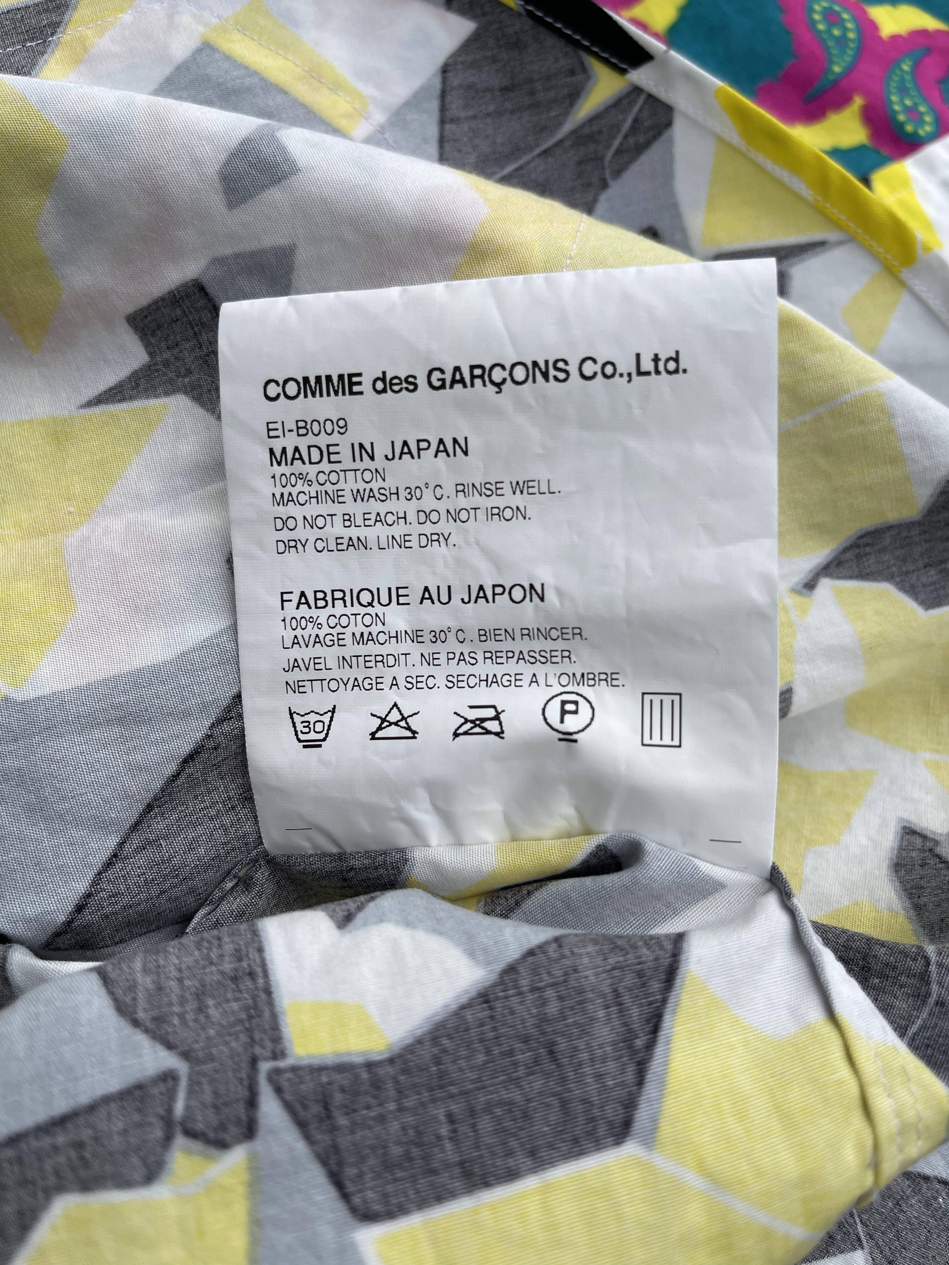 Ganryu Pattern Clashing Uneven Shirt, Spring Summer 2012 For Sale 3