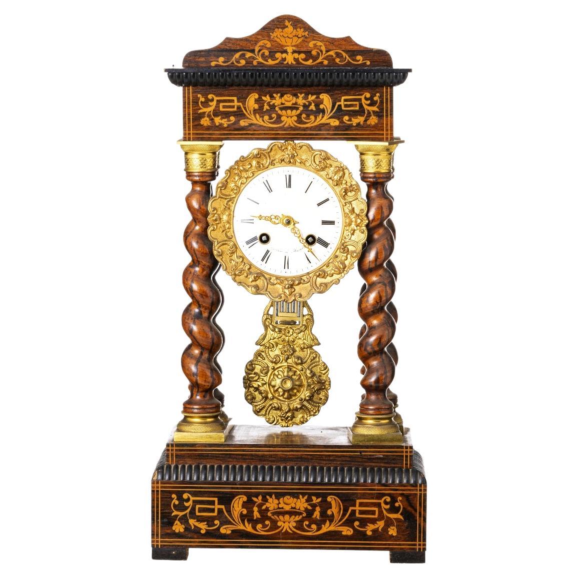 Gantry-Uhr Französisch 19. Jahrhundert Napoleon III.