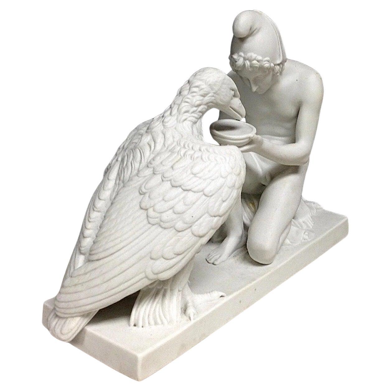 Anglais Sculpture Ganymède et The Eagle, 20e siècle en vente
