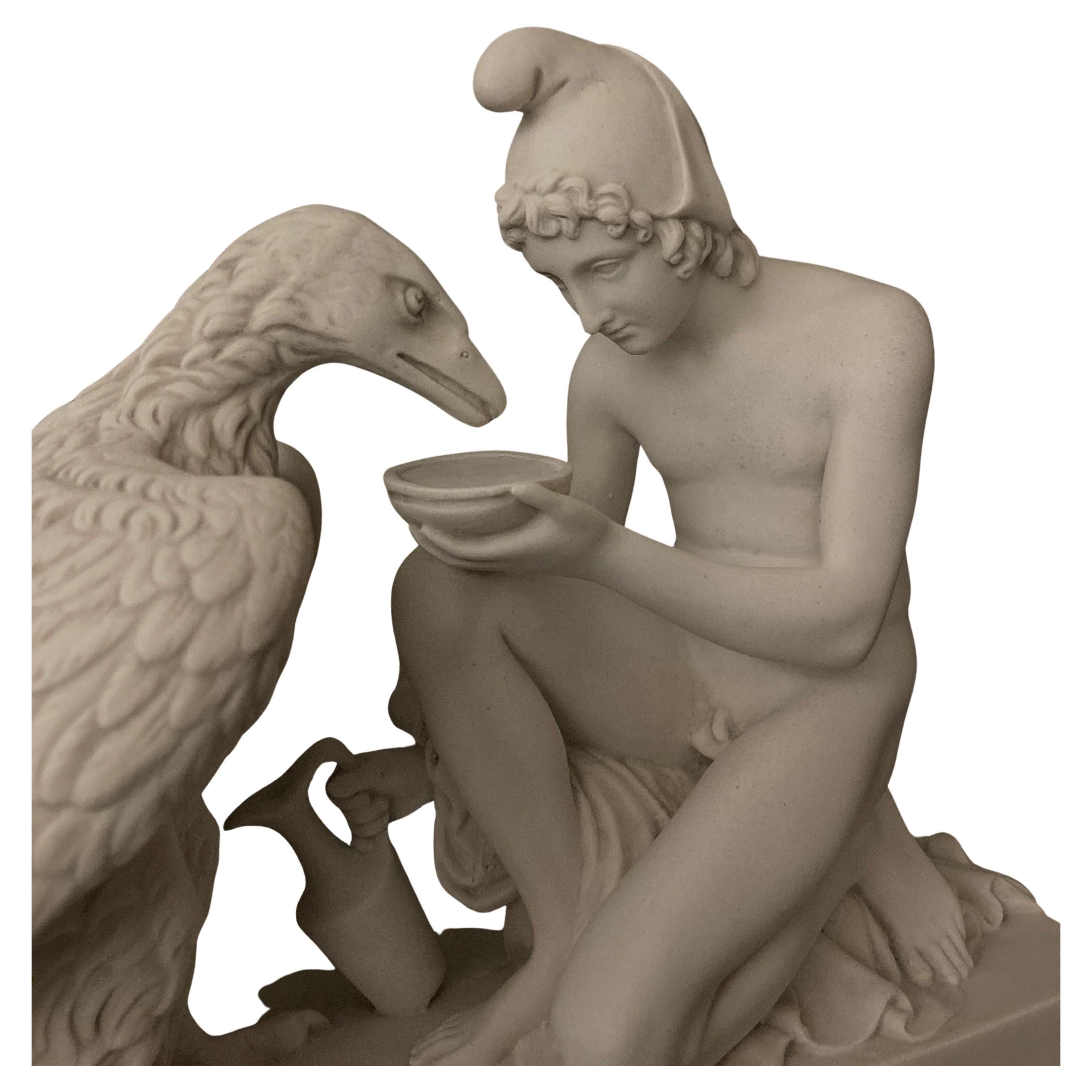 Sculpture Ganymède et The Eagle, 20e siècle Excellent état - En vente à Southall, GB