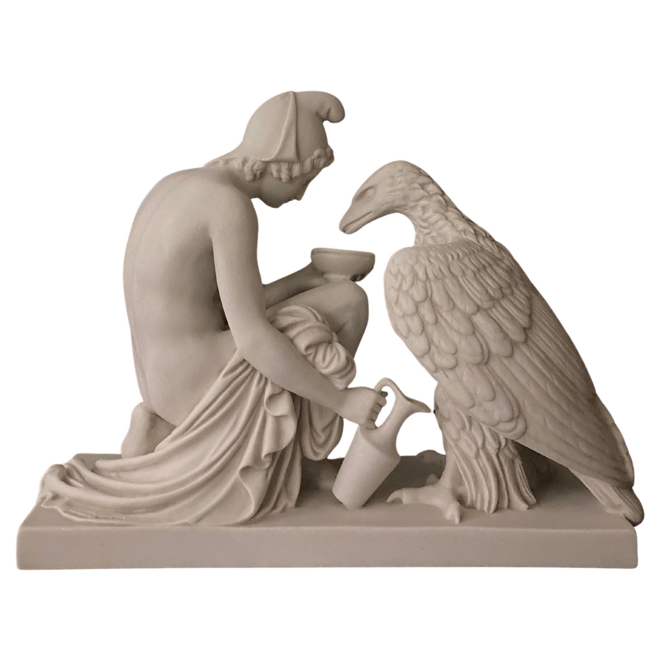 20ième siècle Sculpture Ganymède et The Eagle, 20e siècle en vente