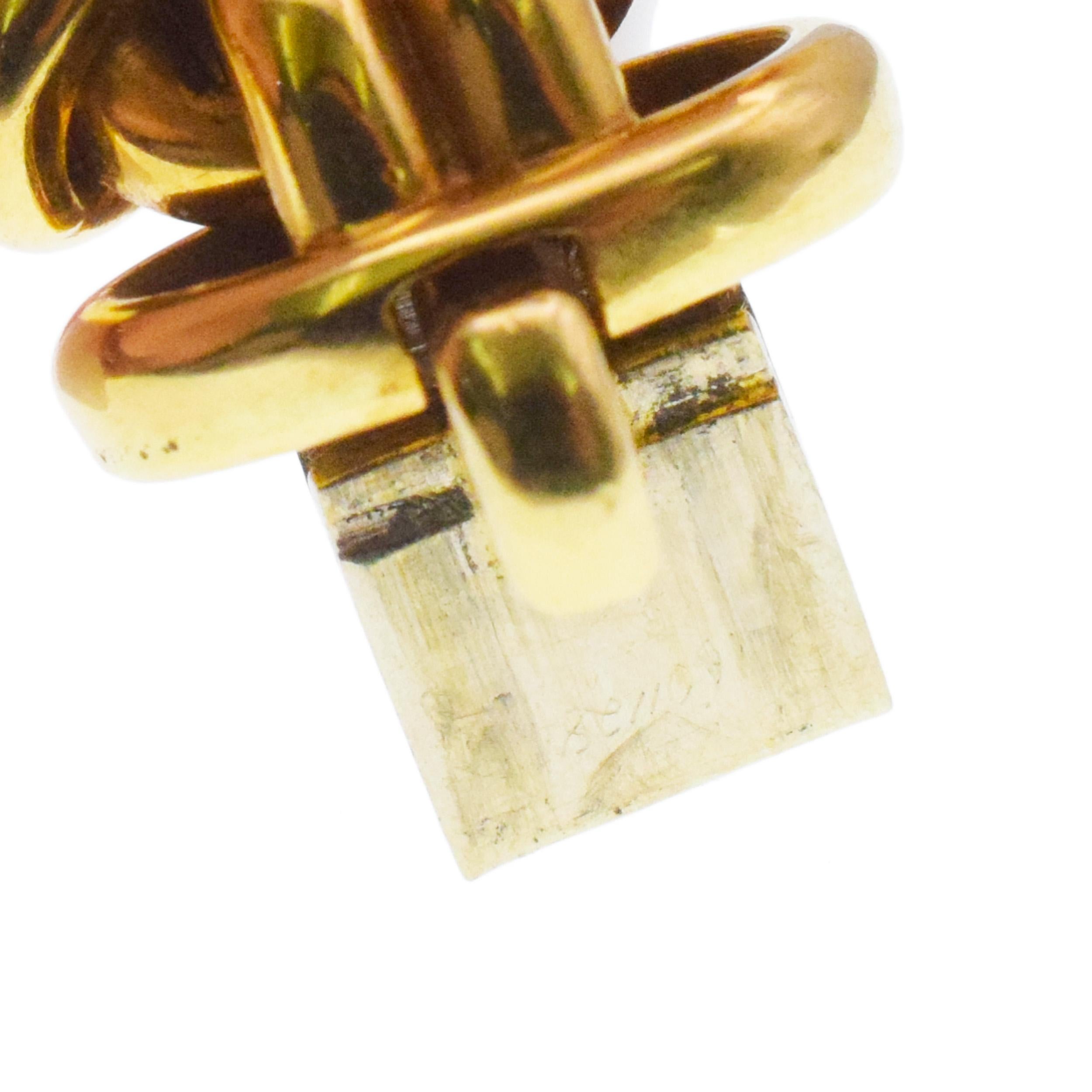Collar Gappard Gold Link en Excelente estado para la venta en New York, NY