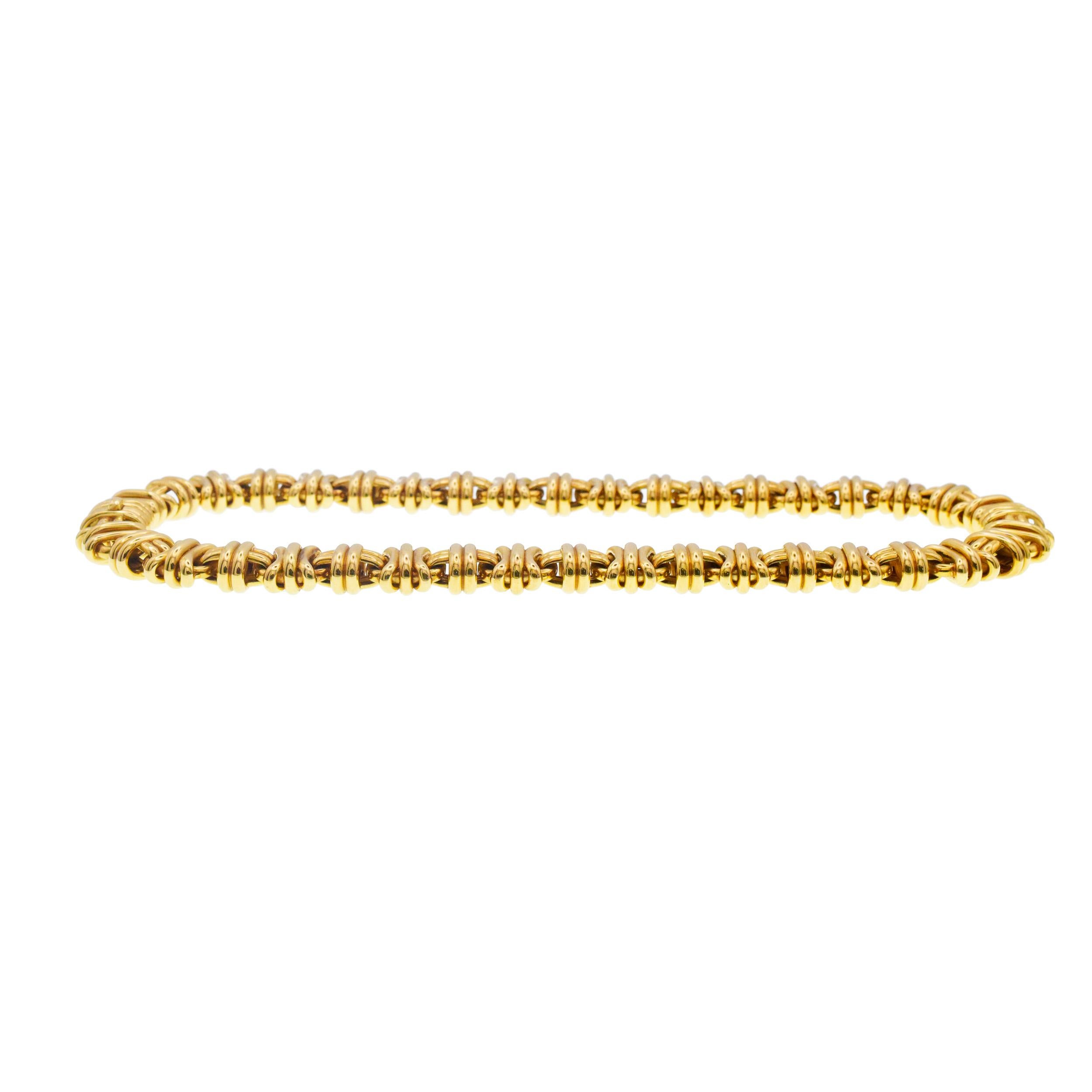 Femenino o masculino Collar Gappard Gold Link en venta