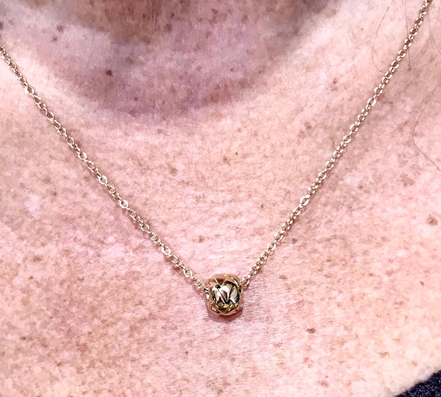 Garavelli 18 Karat Rose Gold Dedalo Pendant For Sale 5