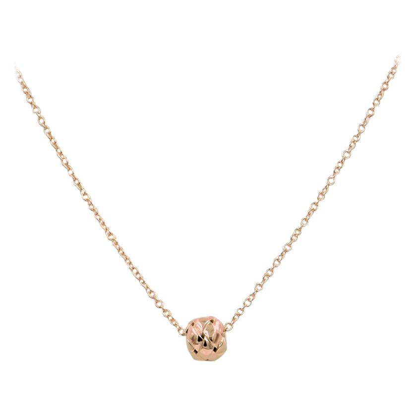 Garavelli 18 Karat Rose Gold Dedalo Pendant For Sale