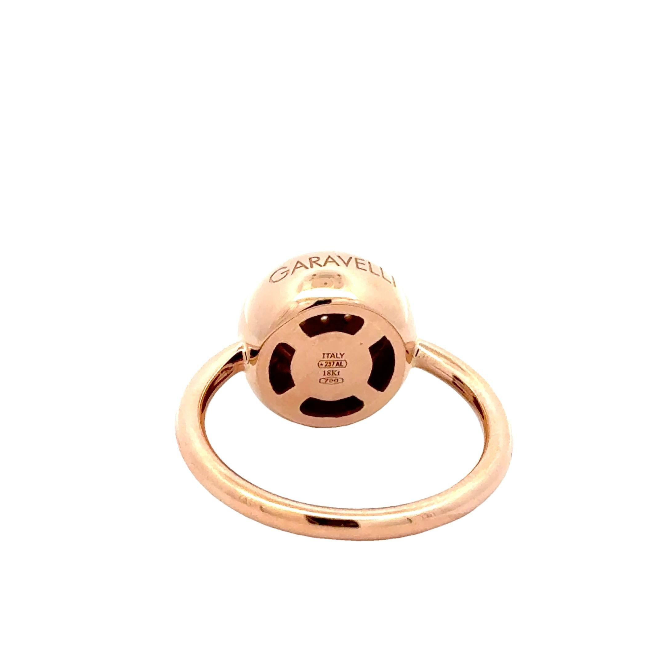 Garavelli Anillo de oro rosa de 18 quilates con pavé de diamantes naturales ct 0,20 Colección Giotto
Tamaño del anillo 53  6.5 US
ORO 18KT  :GR 6,67
DIAMANTES BLANCOS ct :0.20
Fabricado en Italia

Anillo Garavelli de oro rosa de 18 quilates con pavé