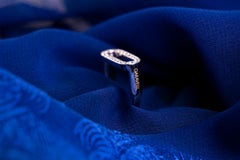 Garavelli 18 Karat White Gold Stirrups Collection Ring