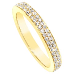 Garavelli Eternity-Ring aus 18 Karat Weißgold mit weißen Diamanten
