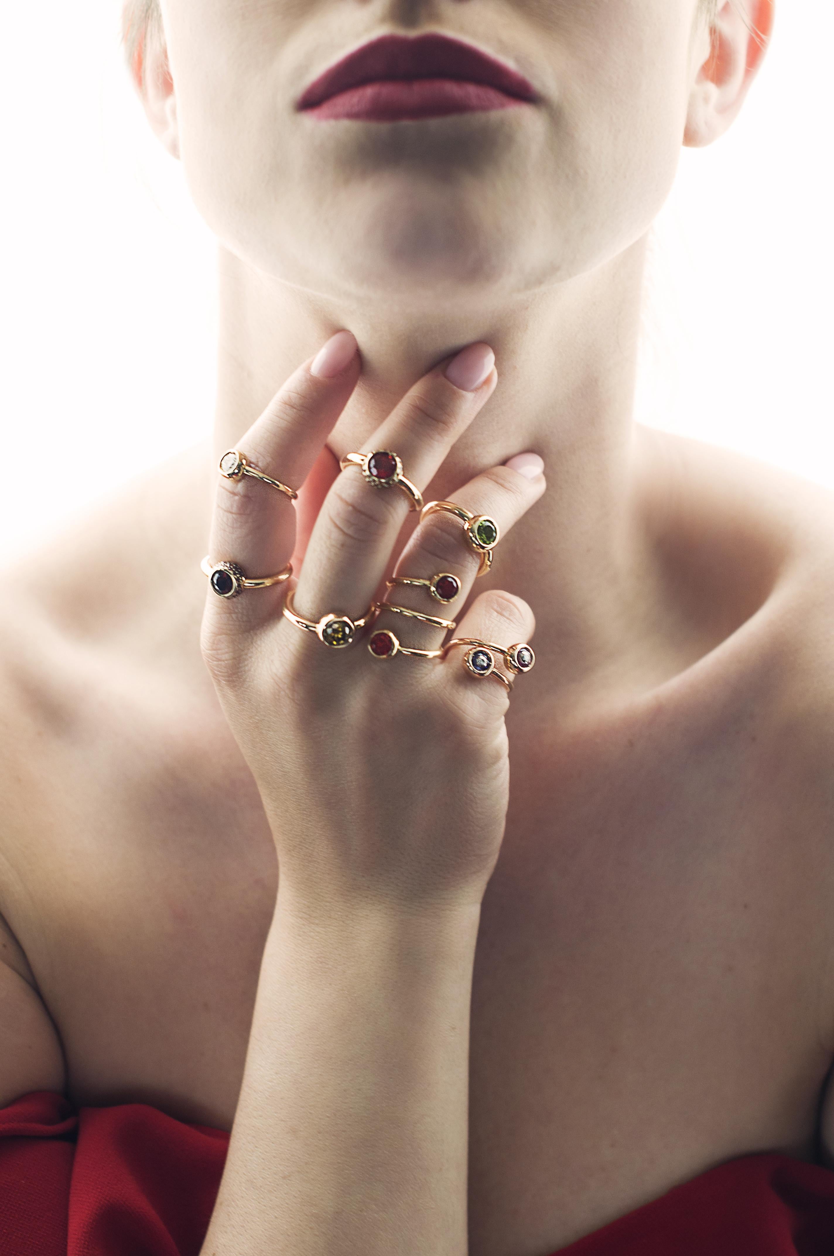 Garavelli: 18 Karat Gelbgold Citrin  Giotto-Ring im Angebot 1