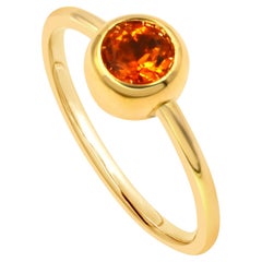 Garavelli 18 Karat Yellow Gold Citrine  Giotto Ring