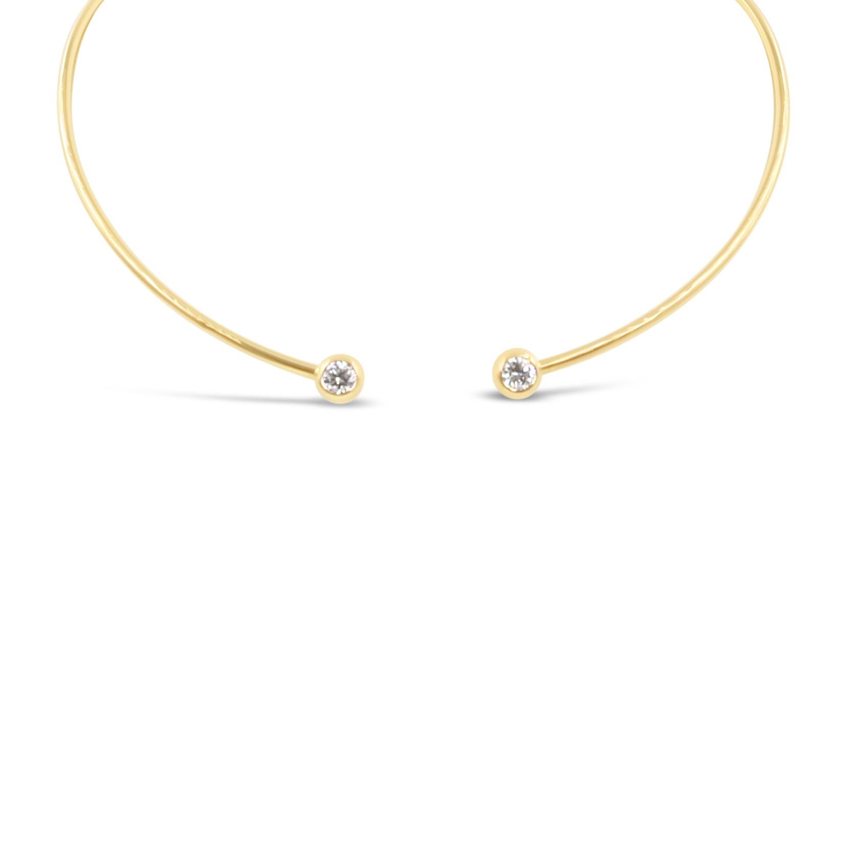 Garavelli Giotto Collection Yellow Gold Diamond Choker Necklace