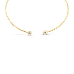 Garavelli Giotto Collection Yellow Gold Diamond Choker Necklace