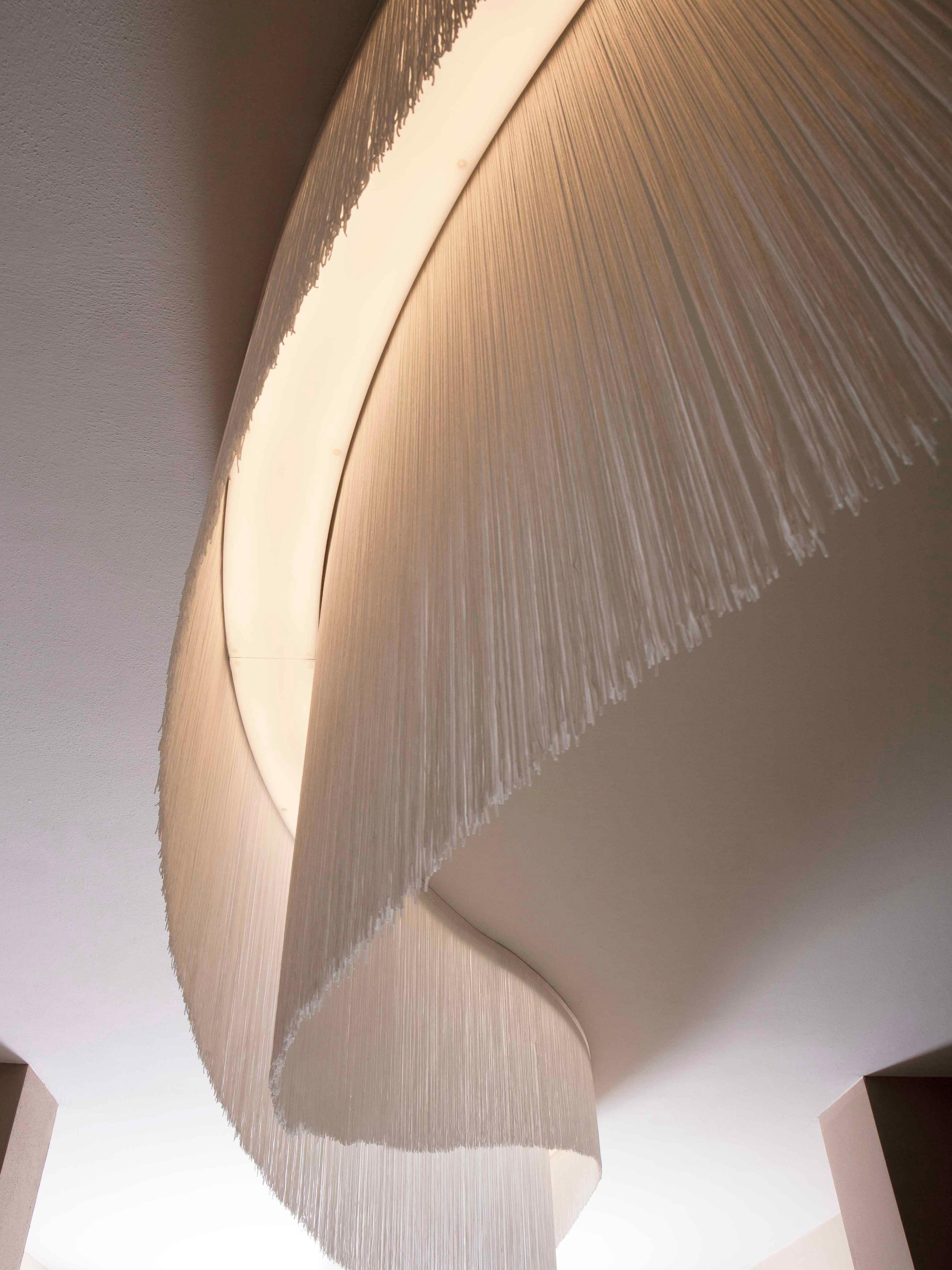 Contemporary Garbo Wave 10 modules Ceiling Lamp by Mariyo Yagi Paradisoterrestre Edition For Sale