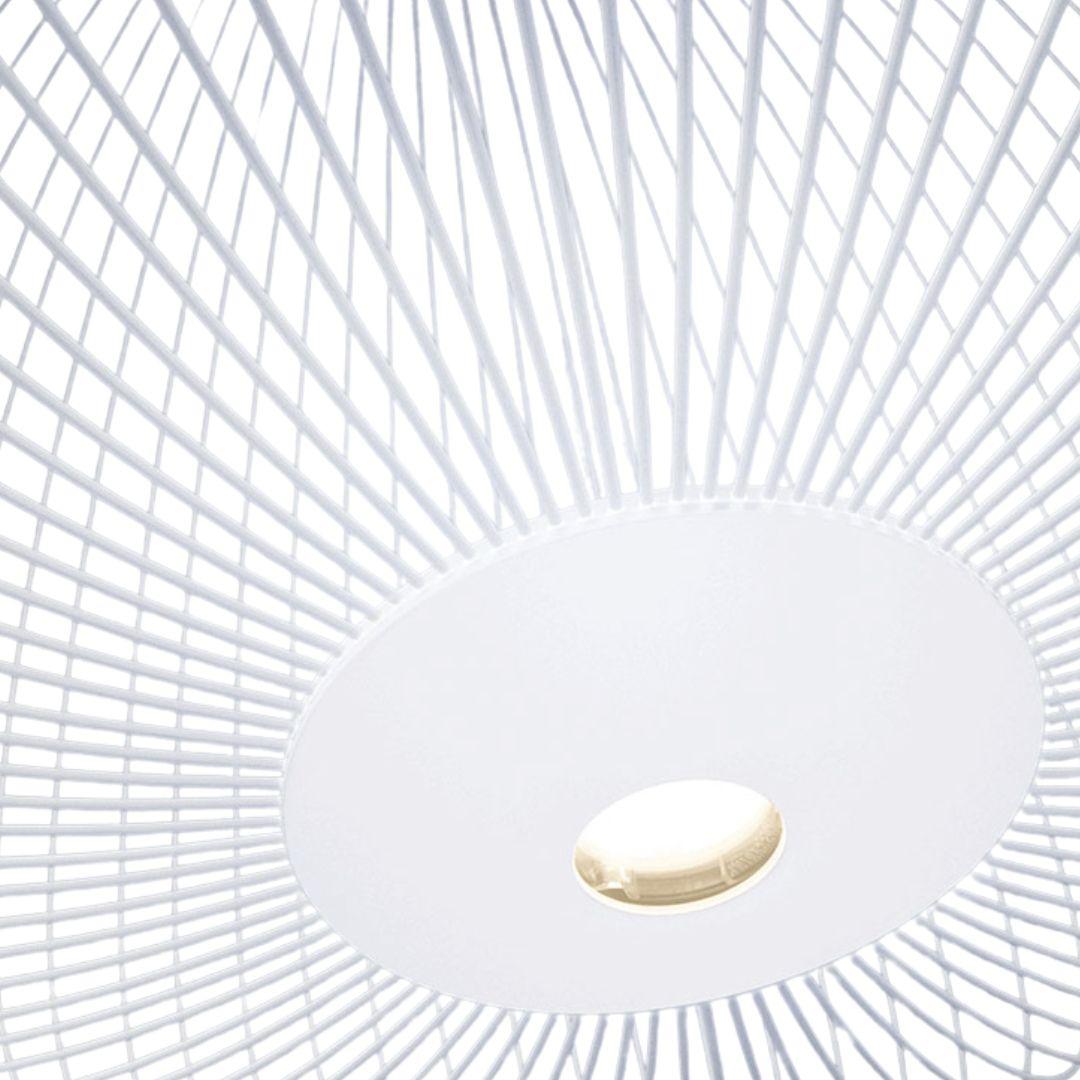 Garcia & Cumini 'Spokes 3’ metal suspension lamp in white for Foscarini

Designed by Cumini + Garcia and produced by Foscarini, the Italian lighting firm founded in Venice on the legendary island of Murano, where generations of master craftsman