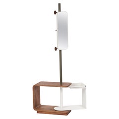 Garcia Multi-functional Coat Rack and Side Table with Storage