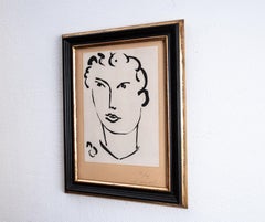 Garçon Aux Cheveux Bouclés Original Signed Aquatint by Henri Matisse