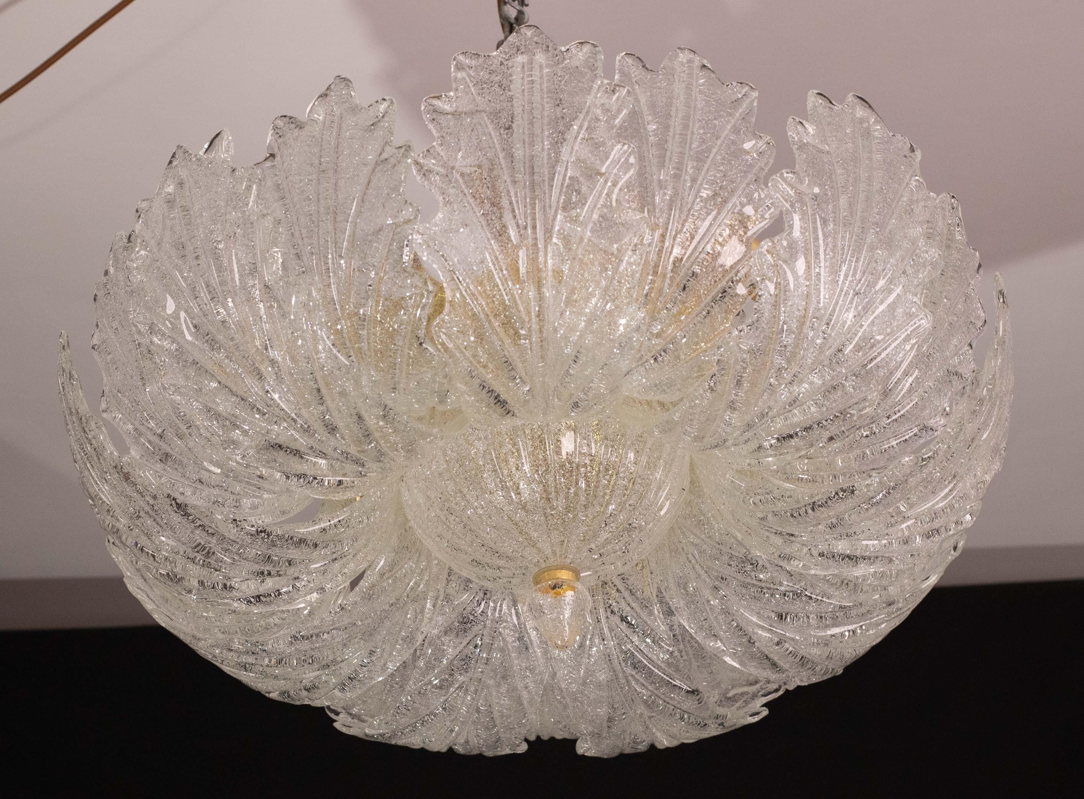 Garda,  Lampada da soffitto o da incasso in vetro di Murano di lusso, anni '80 in vendita 5