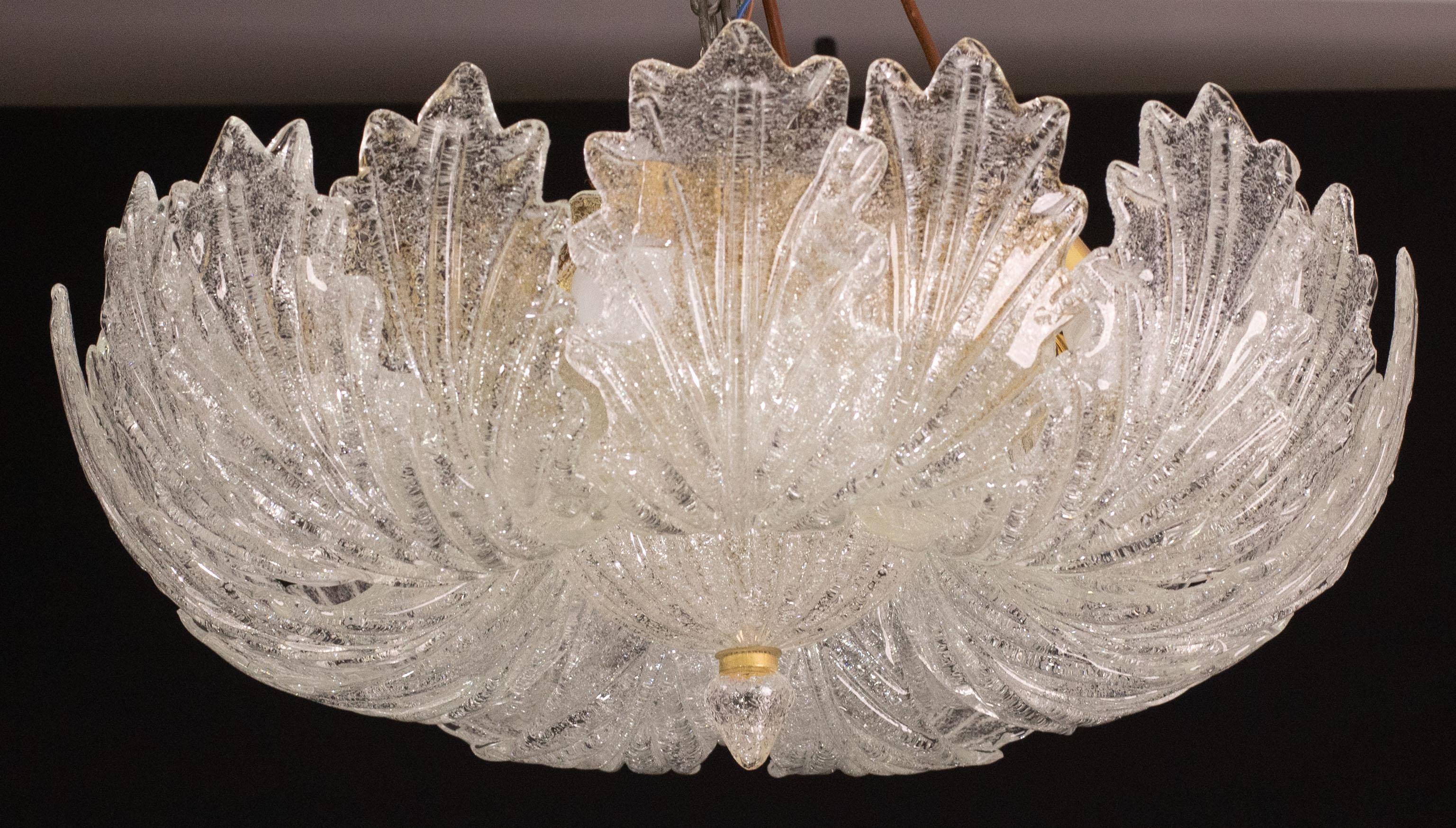 Garda,  Lampada da soffitto o da incasso in vetro di Murano di lusso, anni '80 in vendita 6