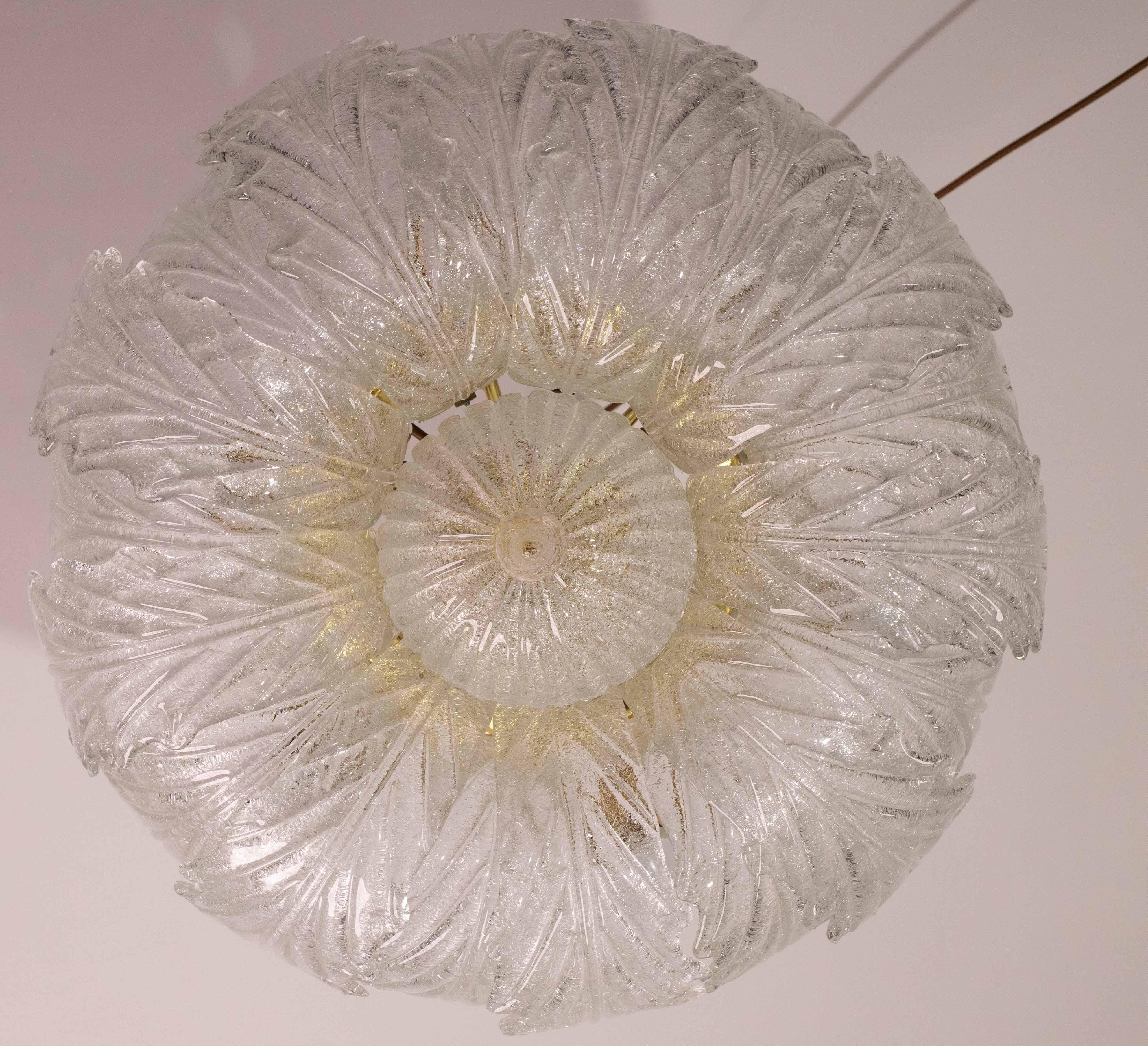Garda,  Lampada da soffitto o da incasso in vetro di Murano di lusso, anni '80 in vendita 7