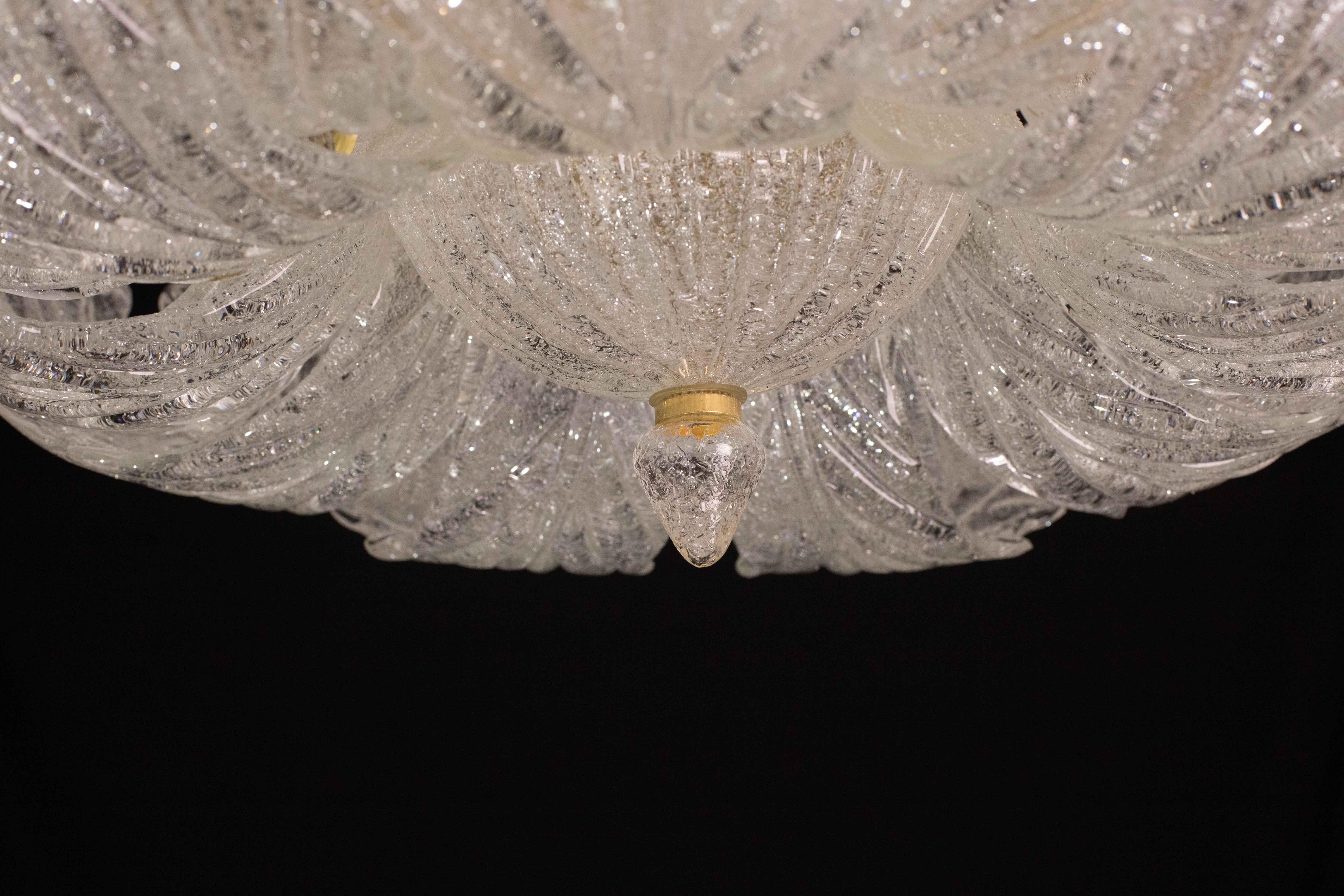 Garda,  Lampada da soffitto o da incasso in vetro di Murano di lusso, anni '80 in vendita 8