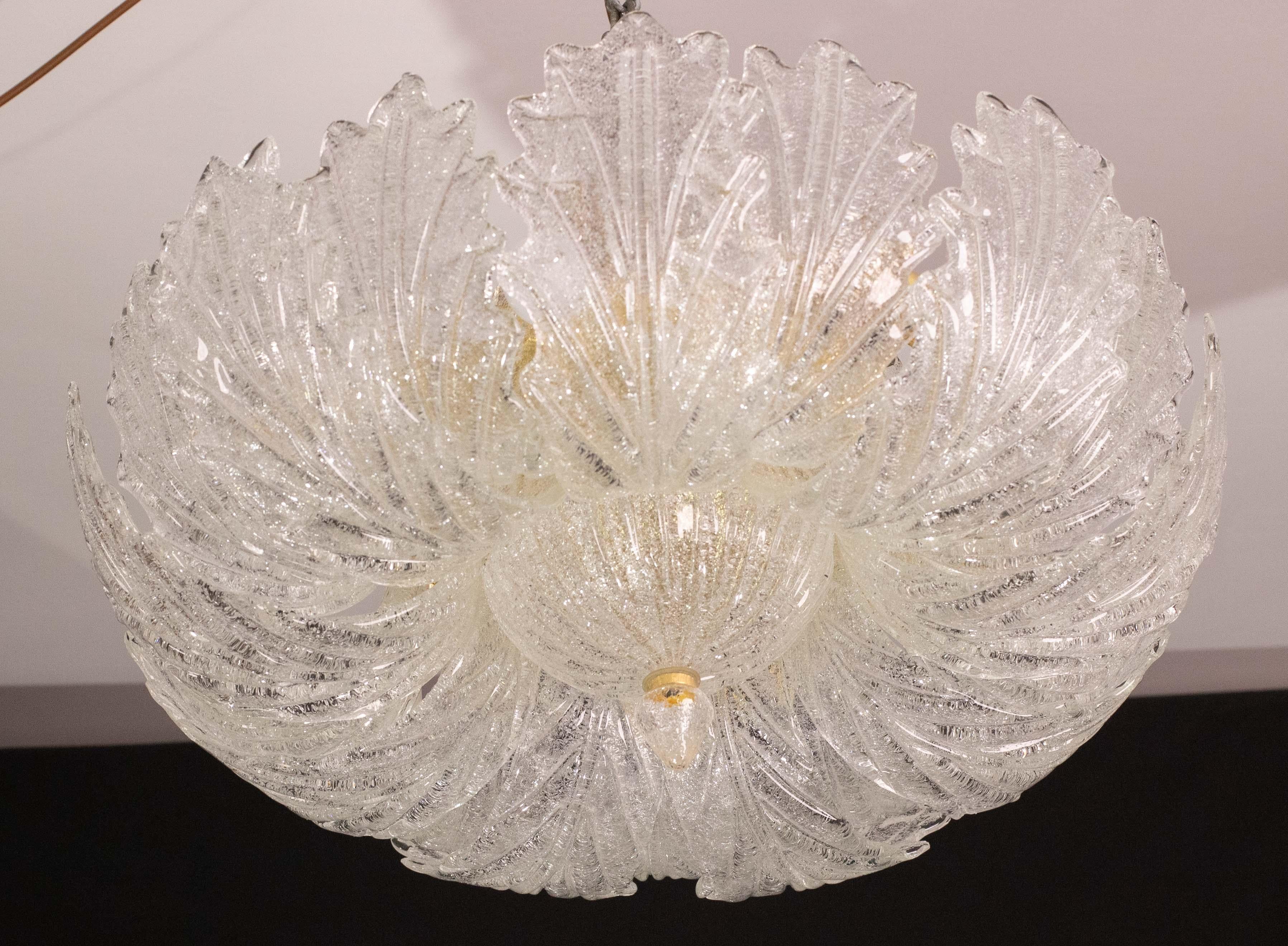 Garda,  Lampada da soffitto o da incasso in vetro di Murano di lusso, anni '80 in vendita 4