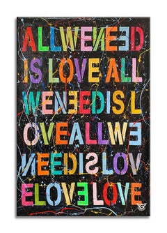 Used All we need is â€“ Original Painting on canvas, Painting, Acrylic on Canvas