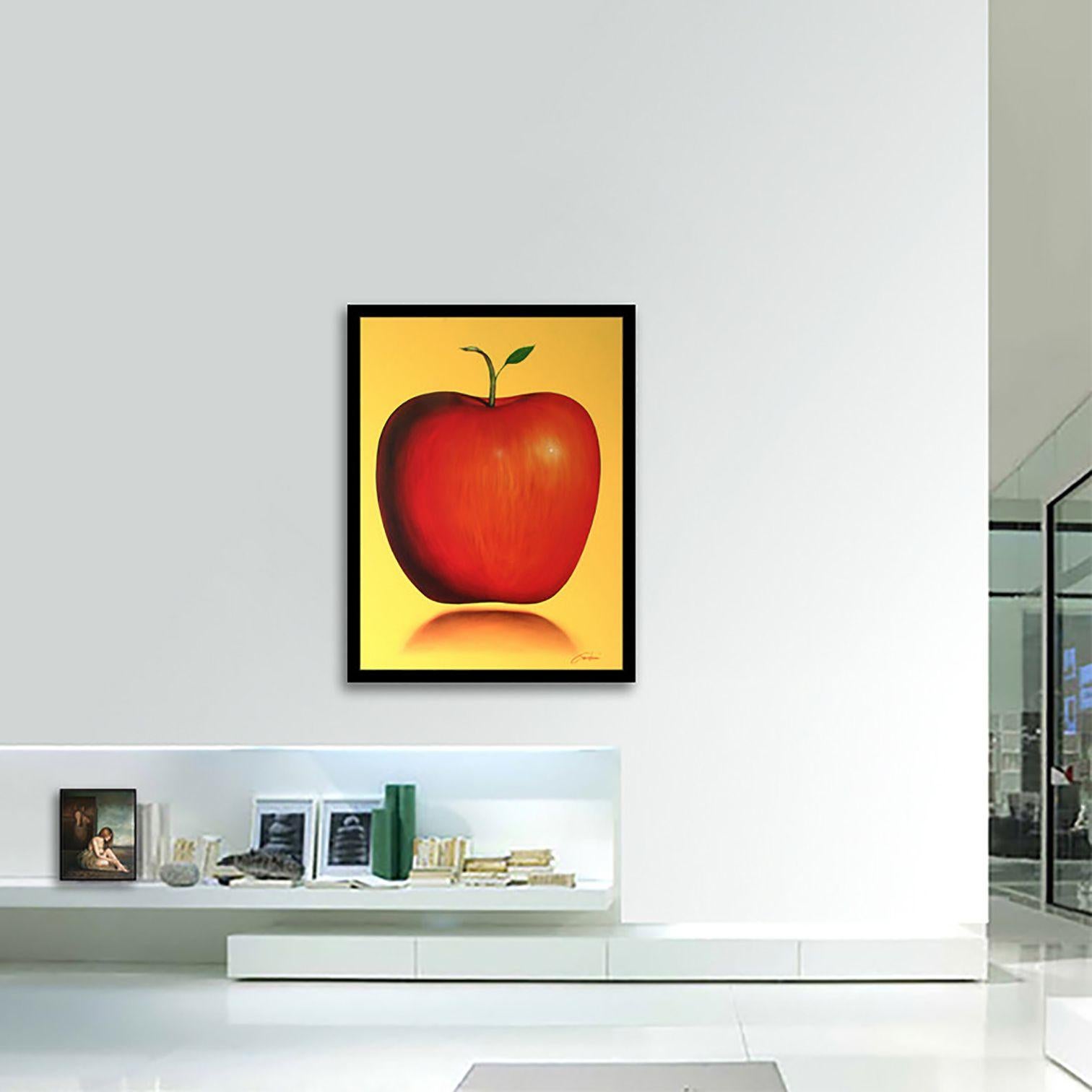 Apple Passion, Painting, Oil on Canvas For Sale 2