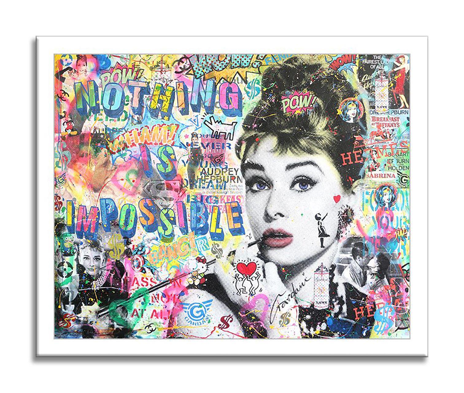Audrey Always, Painting, Acrylic on Canvas For Sale 2