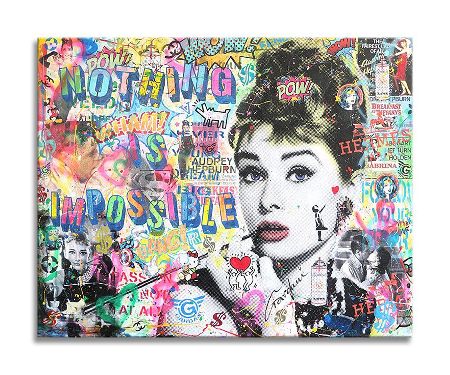 Audrey Always, Painting, Acrylic on Canvas For Sale 3
