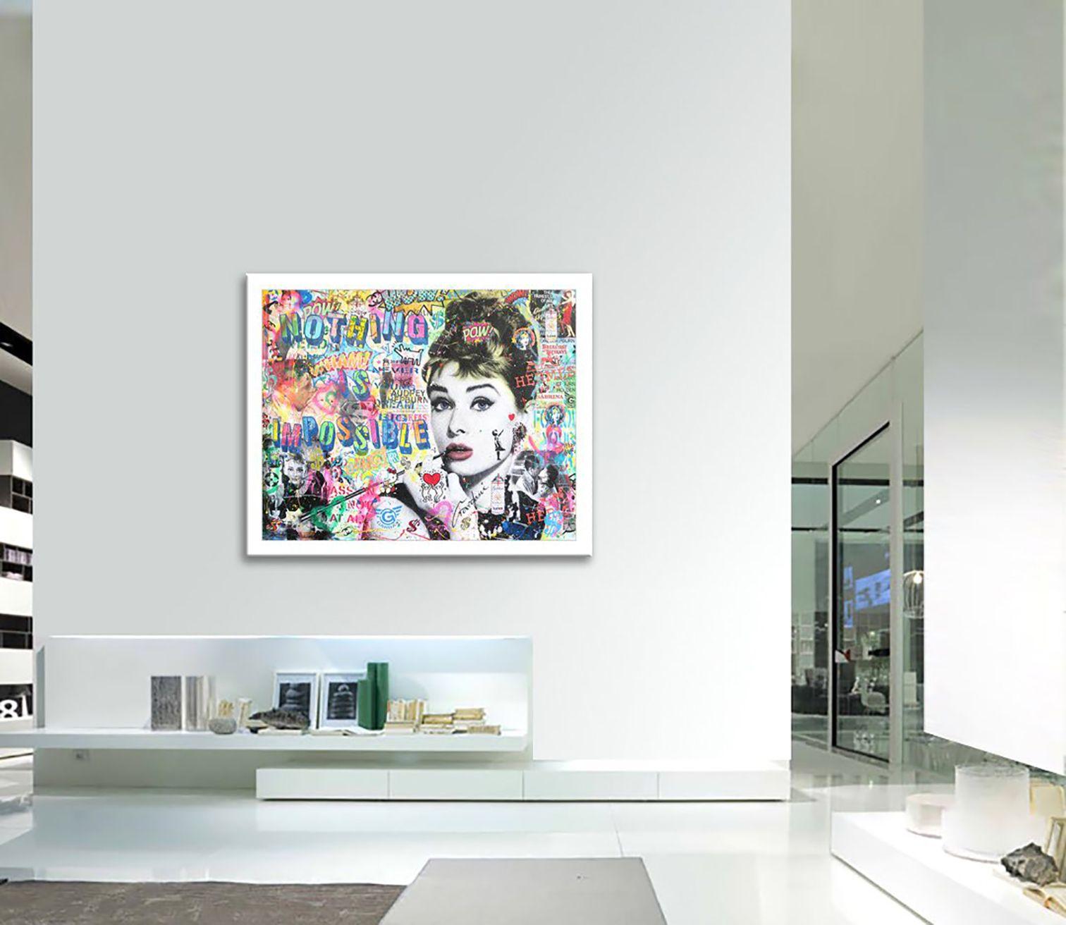 Audrey Always, Painting, Acrylic on Canvas For Sale 4