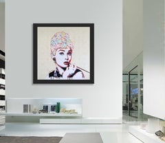 Audrey Diamond - Original Painting on Canvas, Painting, Acrylic on Canvas