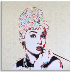Audrey Diamond - Original Painting on Canvas, Painting, Acrylic on Canvas