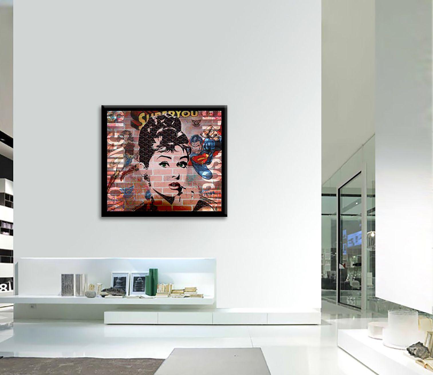 Original-Gemälde auf Leinwand.    Einzigartiges Pop-Art-Originalgemälde auf Leinwand von Gardani für Sie verfügbar. Handsigniert vom Künstler auf der Vorder- und Rückseite, mit offiziellem Gardani-Echtheitszertifikat mit einer einzigartigen