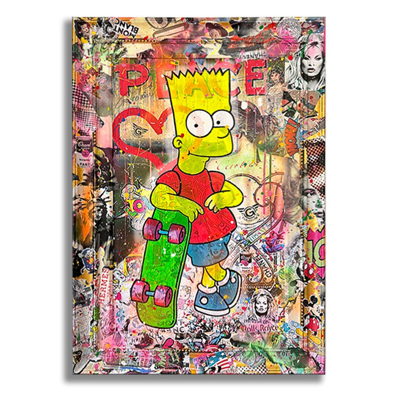 Bart Peace â€“ Original Painting on canvas, Painting, Acrylic on Canvas For Sale 1