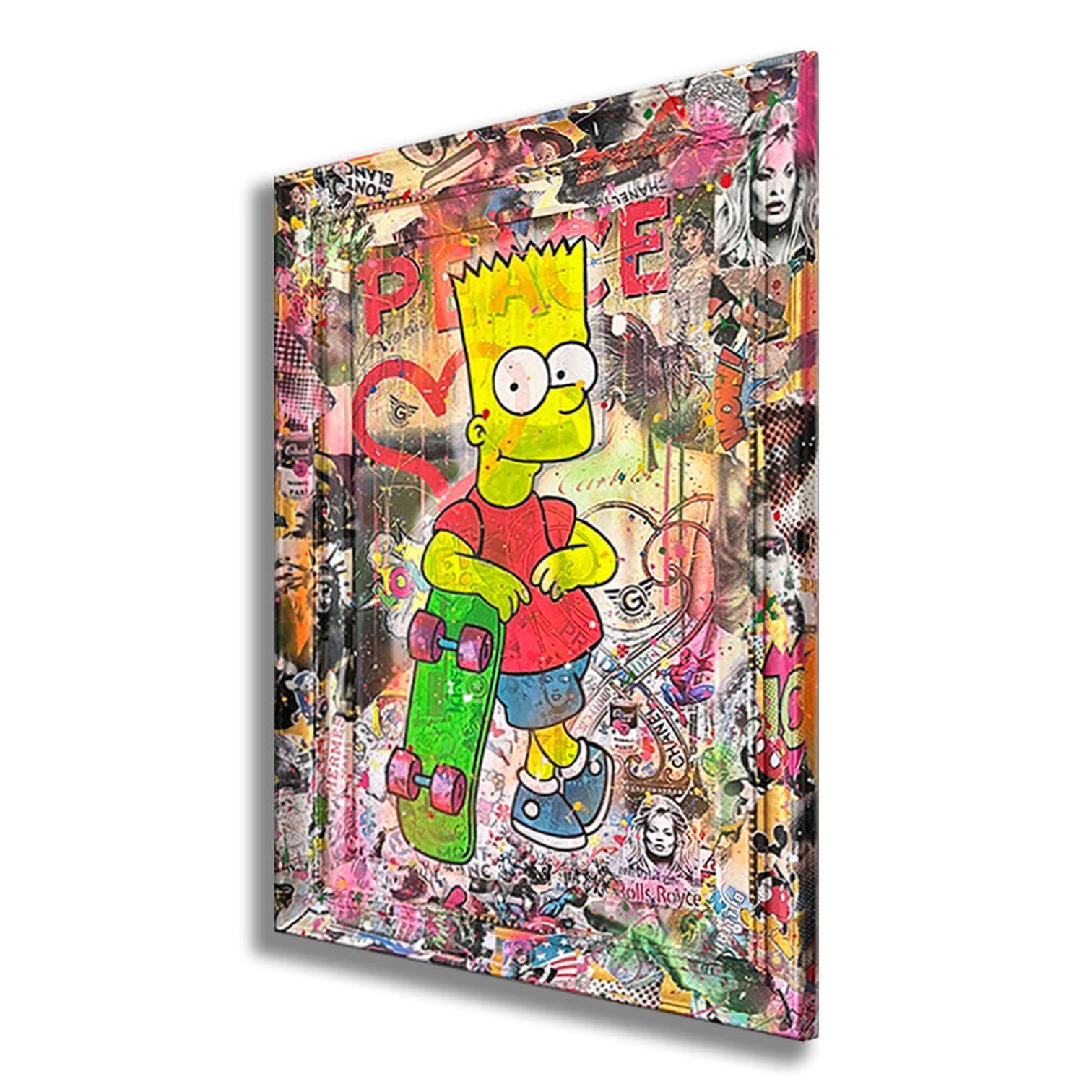 Bart Peace â€“ Original Painting on canvas, Painting, Acrylic on Canvas For Sale 2