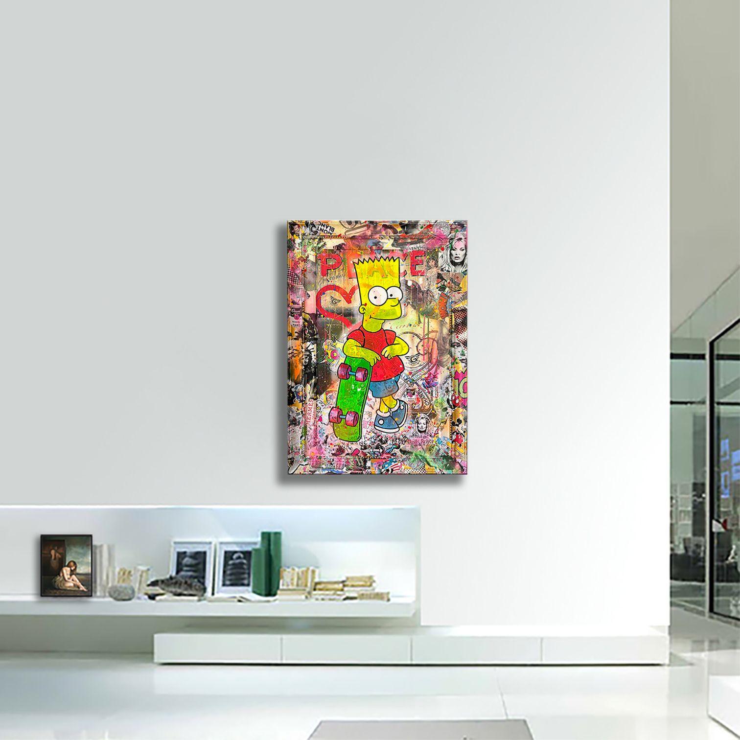 Bart Peace â€“ Original Painting on canvas, Painting, Acrylic on Canvas For Sale 4