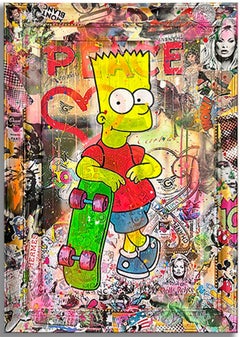 Bart Peace â€“ Original Painting on canvas, Painting, Acrylic on Canvas