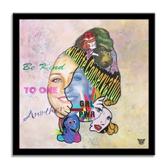 Be Kind Ellen DeGeneres, Painting, Acrylic on Canvas