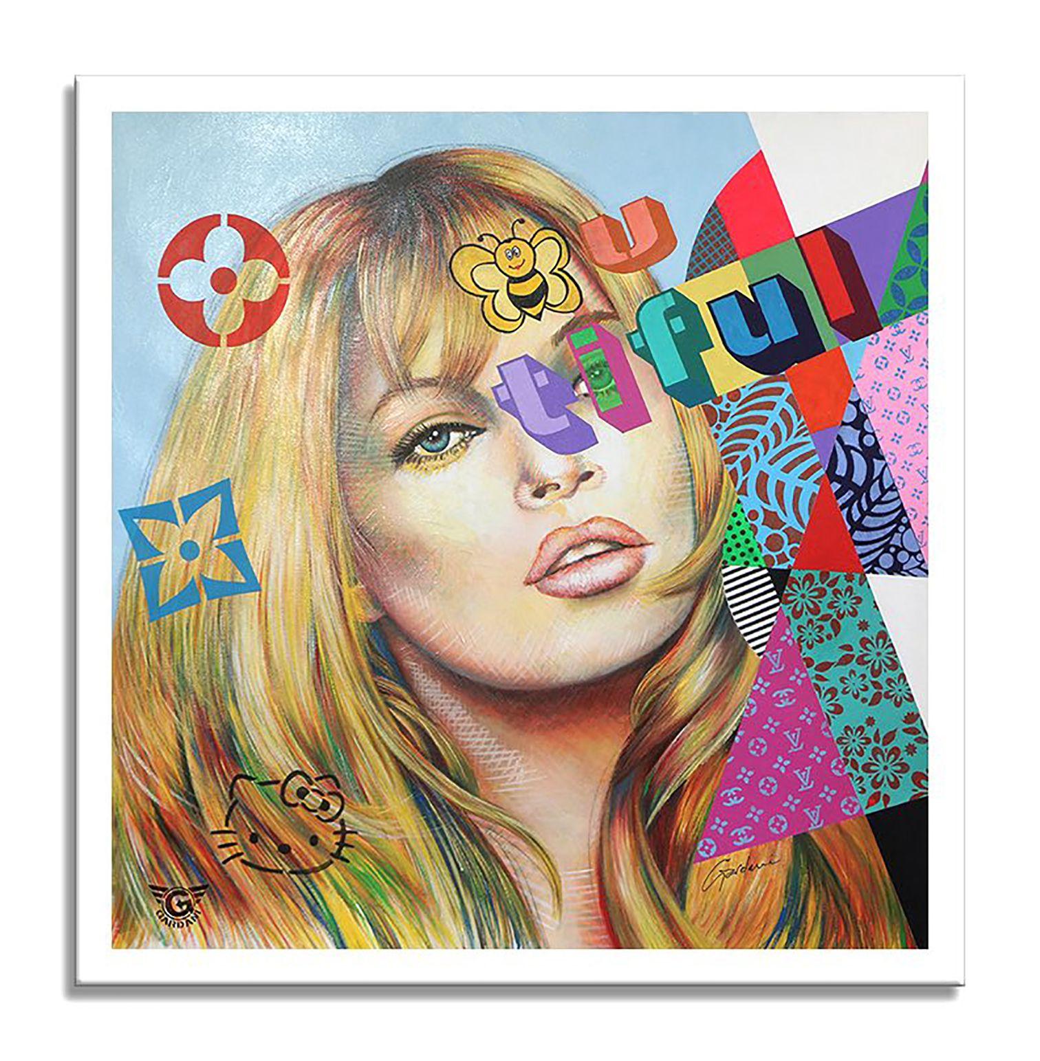 Beautiful Kate â€“ Original Painting on canvas, Painting, Acrylic on Canvas For Sale 3