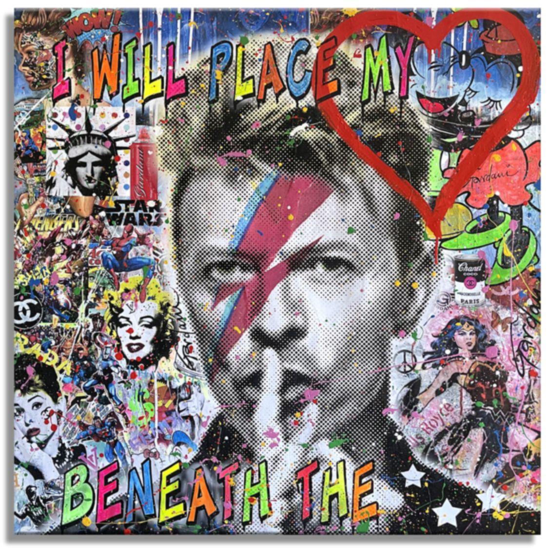 One-of-a-kind Pop Art Original Painting on Canvas by Gardani available for you. Hand signed by the Artist front and back, comes with official Gardani Certificate of Authenticity with a unique dollar bill sequence as a registration matching number of